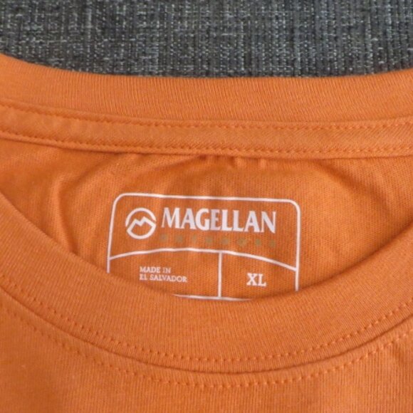 Magellan Outdoors Long Sleeve T-Shirt - Burnt Orange - XL - NEW With Tags - Picture 3 of 6